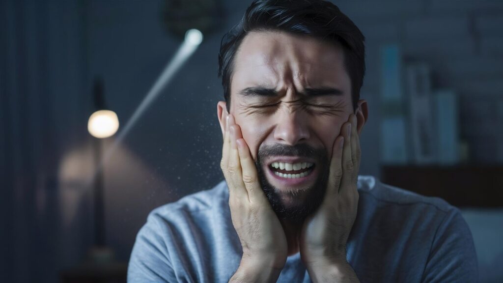 Medium shot man with tooth pain 926199 2017030